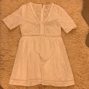 White cotton dress